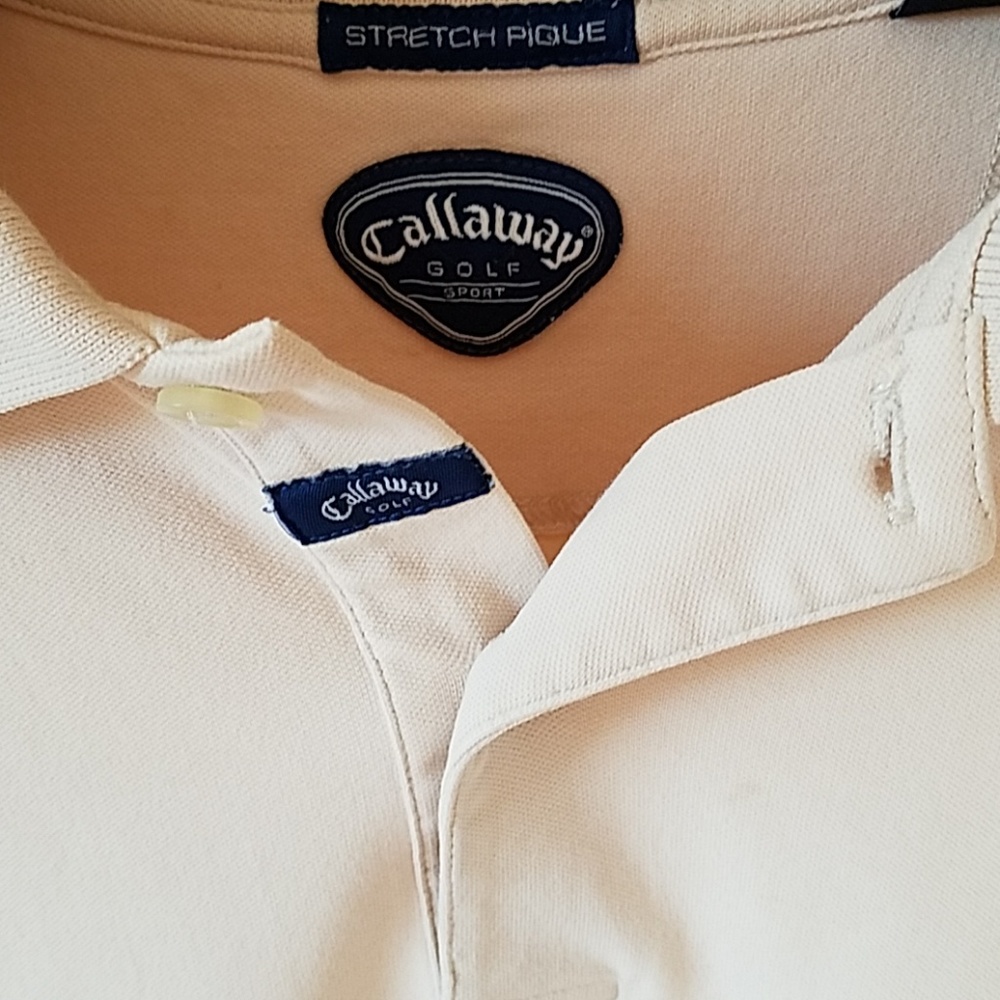 Callaway XL Golf Shirt Stretch Pique